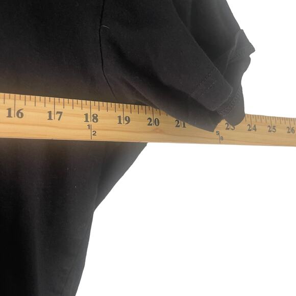 Polo Ralph Lauren Men's Size Large Slim Fit Black V Neck Short Sleeve T Shirt - Picture 7 of 8